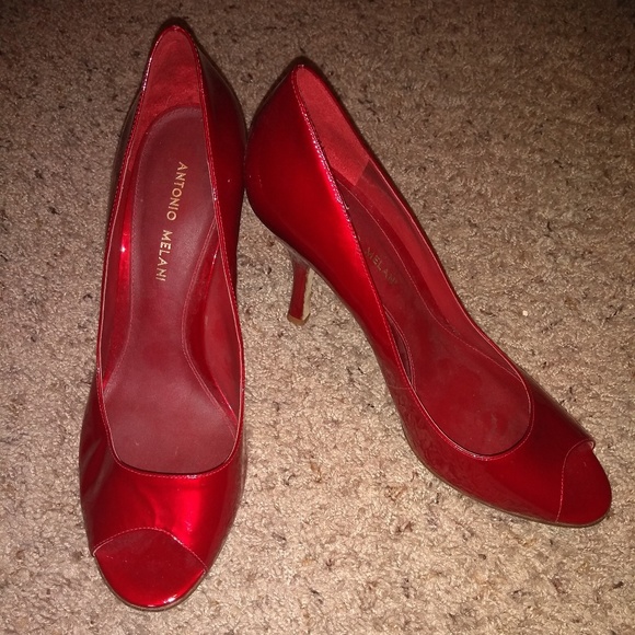 antonio melani red heels